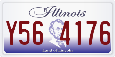 IL license plate Y564176
