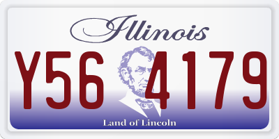 IL license plate Y564179