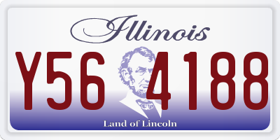 IL license plate Y564188