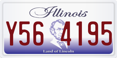 IL license plate Y564195