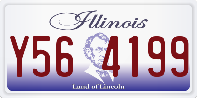 IL license plate Y564199