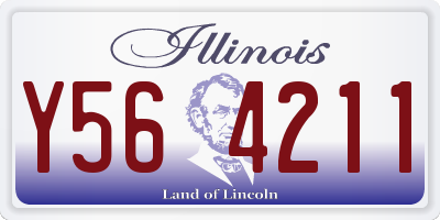 IL license plate Y564211