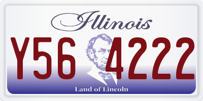 IL license plate Y564222