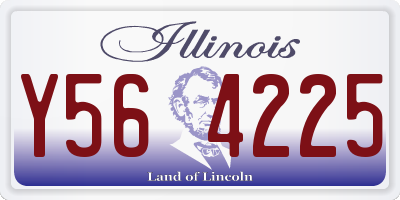 IL license plate Y564225