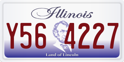 IL license plate Y564227