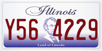 IL license plate Y564229