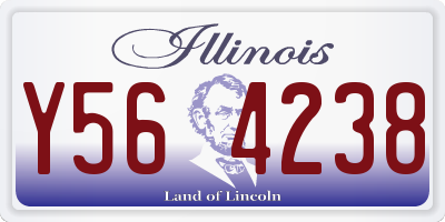 IL license plate Y564238