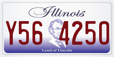 IL license plate Y564250