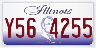 IL license plate Y564255