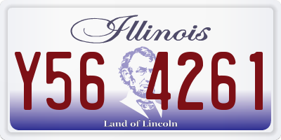 IL license plate Y564261