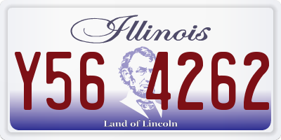 IL license plate Y564262