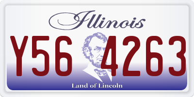 IL license plate Y564263