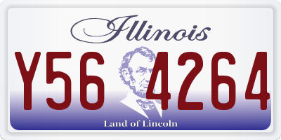IL license plate Y564264