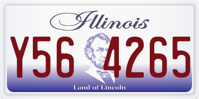 IL license plate Y564265