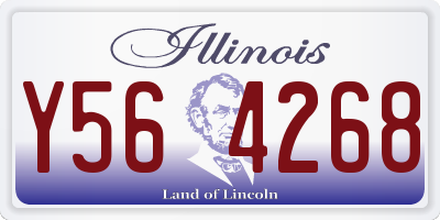 IL license plate Y564268