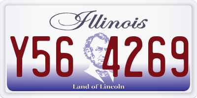 IL license plate Y564269