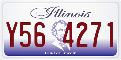 IL license plate Y564271