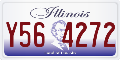 IL license plate Y564272