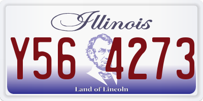 IL license plate Y564273