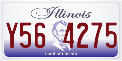 IL license plate Y564275