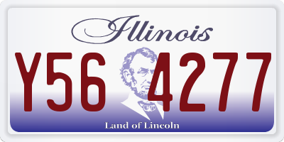 IL license plate Y564277