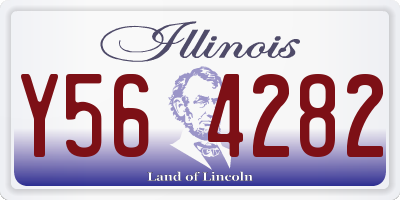 IL license plate Y564282