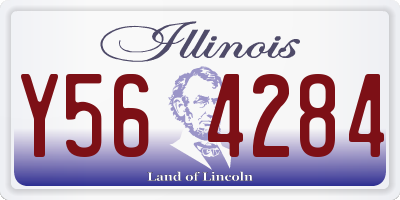 IL license plate Y564284
