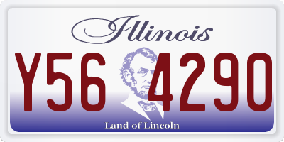 IL license plate Y564290