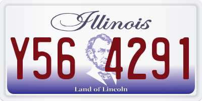 IL license plate Y564291
