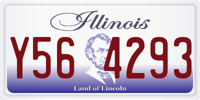 IL license plate Y564293