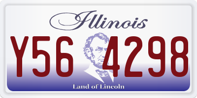 IL license plate Y564298