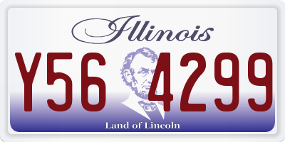 IL license plate Y564299