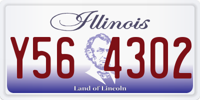 IL license plate Y564302