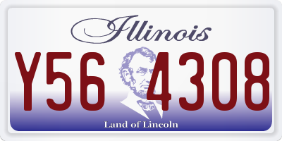 IL license plate Y564308