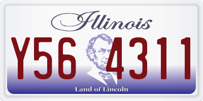 IL license plate Y564311