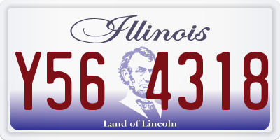 IL license plate Y564318