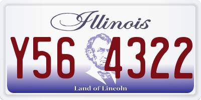 IL license plate Y564322