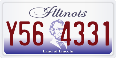 IL license plate Y564331