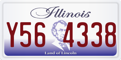 IL license plate Y564338