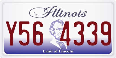 IL license plate Y564339