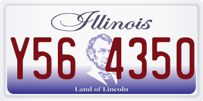 IL license plate Y564350