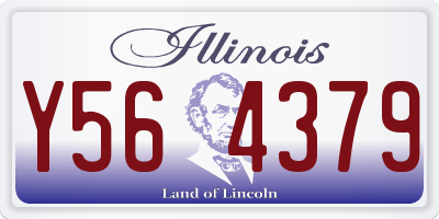 IL license plate Y564379