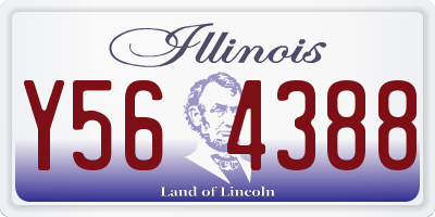 IL license plate Y564388