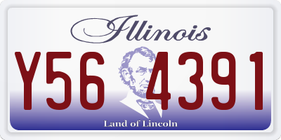 IL license plate Y564391