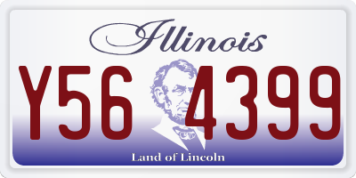 IL license plate Y564399