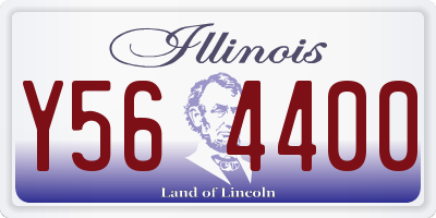 IL license plate Y564400