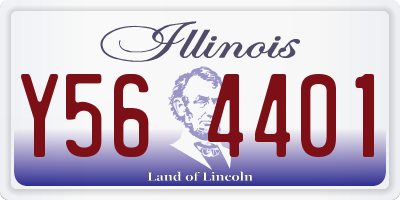 IL license plate Y564401