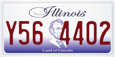 IL license plate Y564402