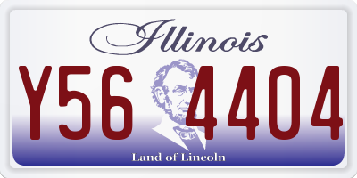 IL license plate Y564404