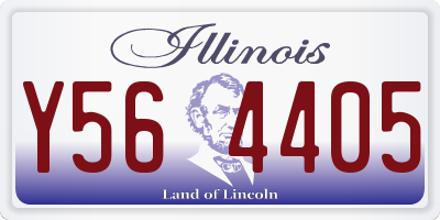 IL license plate Y564405